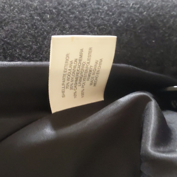 Dark grey St. John's Bay Peacoat Medium - Picture 5 of 5